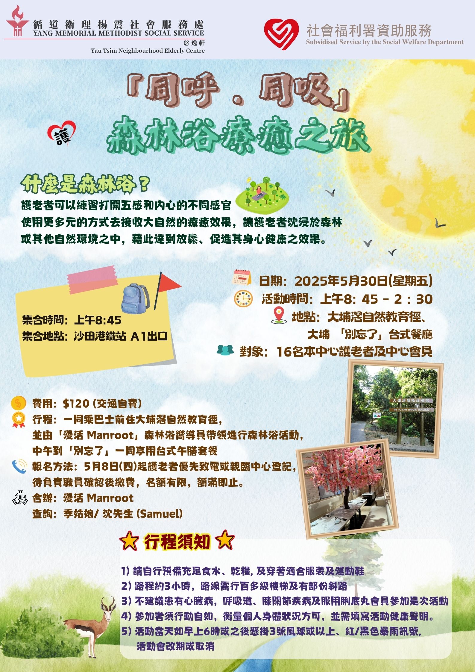 “同呼 . 同吸”森林浴疗愈之旅